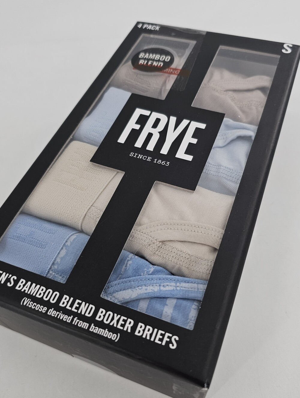 Frye Bamboo Blend Boxer Briefs 4 pack Men's Underwear
